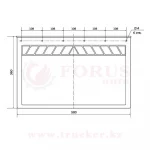 Брызговик 580*360 (комплект 2шт) — изображение 21