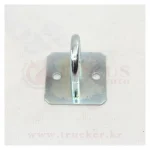 Скоба бортовая с квадратной пластиной круглая оцинкованная H=30 — изображение 2