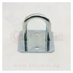 Скоба бортовая с квадратной пластиной круглая оцинкованная H=30 — изображение 3