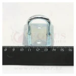 Скоба бортовая с квадратной пластиной круглая оцинкованная H=30 — изображение 4