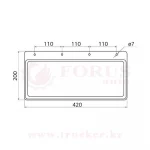 Брызговик 420*200 (комплект 2шт.) — изображение 6