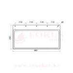 Брызговик 490*250 (комплект 2шт) — изображение 9