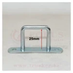 Скоба бортовая квадратная с пластиной — изображение 3