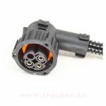 Штекер байонетный AMP Г-образный (на 3 провода)