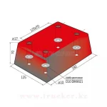 Отбойник резиновый (буфер) 180*125*70 мм СЛОН — изображение 3