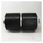 Отбойник резиновый (буфер) роликовый 210х110х120мм (2 ролика D=100)