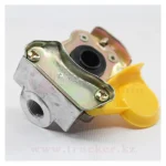 Головка соединительная прицепа ПАЛМ с клапаном M16x1,5 желтая — изображение 2