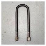 Стремянка передней рессоры УРАЛ L=335мм (M22x1.5) с гайками — изображение 2