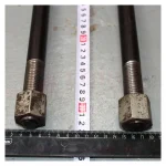 Стремянка передней рессоры УРАЛ L=335мм (M22x1.5) с гайками — изображение 4