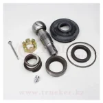 Палец рулевой в сборе (палец, сухари, пружина, гайка, уплотнитель-пыльник) — изображение 2