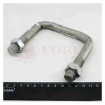 Стремянка ушка передней рессоры L=95мм. с гайками — изображение 2