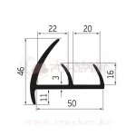 Профиль уплотнительный (50), ТЭП — изображение 2