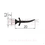 Профиль уплотнительный внутренний под паз — изображение 2