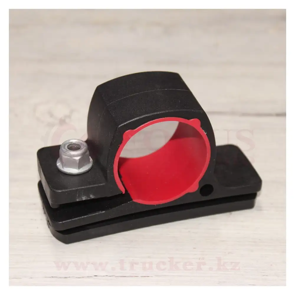 87-18029-sx (01) Кронштейн крепления крыла (в направляющую / SCHMITZ) D=42mm, EPDM втулка — изображение 1