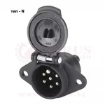 Розетка 7-pin/24V пластик