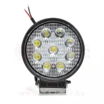 Фара светодиодная дополнительная, круглая 115х42х142, рассеянный свет, 9LED 27W, 10-30В — изображение 2
