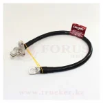 Перемычка аккумуляторная L=500мм с клеммой литой "-", с наконечником 10мм, провод 50 кв.мм