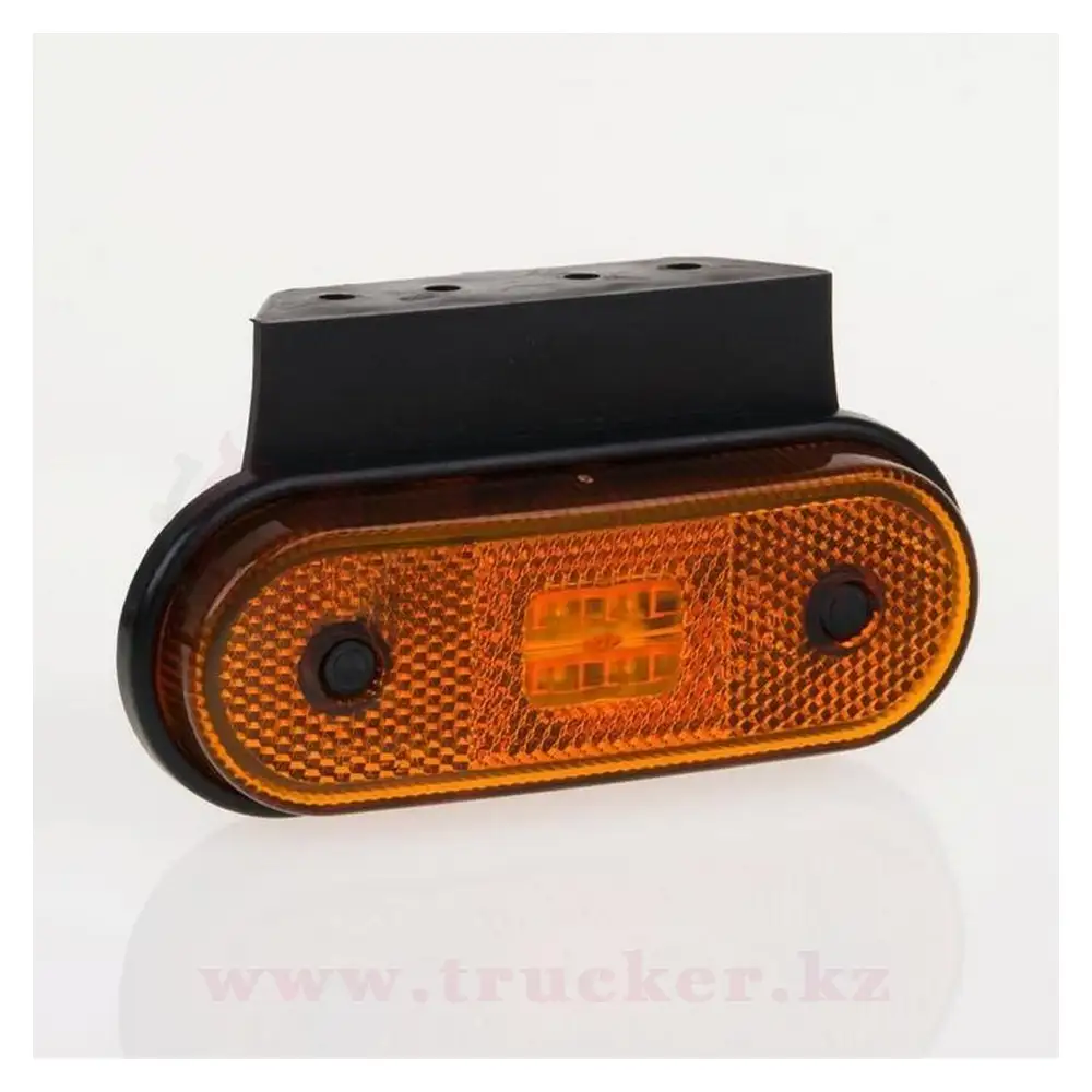 ft-020zpluskled (01) Фонарь габаритный жёлтого цвета LED, с кронштейном, проводом 0.5м — изображение 1
