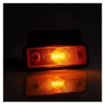 Фонарь габаритный LED жёлтый с проводом 0.15м на кронштейне, 102х36мм / Schmitz‌‌‌‌‌ — изображение 2