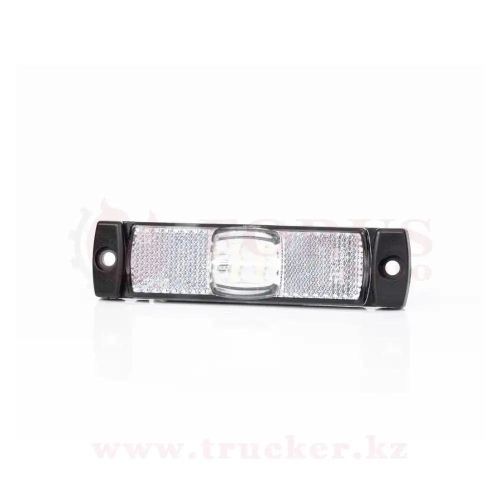 ft017bled (01) Фонарь габаритный LED белый с проводом 0.15м прямоуг 130x32 — изображение 1