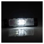 Фонарь габаритный LED белый с проводом 0.15м‌‌‌‌‌ прямоуг 130x32 — изображение 2