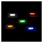 Фонарь габаритный красный LED 12-36В с проводом 15cм (84х28мм) — изображение 5