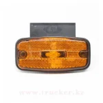 Фонарь габаритный боковой ГФ1-25К LED 12/24V оранжевый с кронштейном ЕВРОСВЕТ