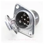 Розетка 7-pin/24V металл