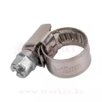 Хомут металлический с червячным механизмом стягивания