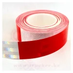 Лента светоотражающая красно-белая прямоугольная — изображение 2