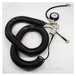Шланг подкачки колеса витой 24м. с манометром 16 аТм в сумке