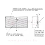 Светоотражатель прямоугольный UP105 (105x48) (49P/50P/51P) — изображение 4