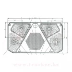 Фонарь многофункциональный задний W125 (907C/908C) — изображение 6