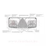 Фонарь многофункциональный задний W137 с кабелем сзади (1029Z/1032Z) — изображение 7