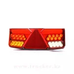 Фонарь многофункциональный задний W137d 12-24V LED с кабелем сзади (1035/1038)