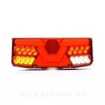 Фонарь многофункциональный задний W138d 12-24V LED с кабелем сзади (1059/1062)