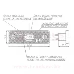 Габаритный огонь W44 12/24V с кронштейном (217Z/218Z/219Z) — изображение 5