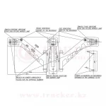 Рожок угловой длинный габаритный передний-задний-боковой W48 12-24V (238L/238P) — изображение 4