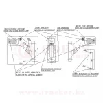 Рожок угловой средний габаритный передний-задний-боковой W49 12-24V (241L/241P) — изображение 3