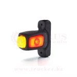 Рожок прямой короткий габаритный огонь передний-задний-боковой W62N WAS LOGO 12V/24V LED (неон) (2053NL/2053NP)