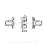 Рожок прямой короткий габаритный огонь передний-задний-боковой W62N WAS LOGO 12V/24V LED (неон) (2053NL/2053NP) — изображение 4