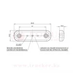 Габаритный огонь W97.1 ( 3 led) 12-24V ADR (708ADR/709ADR/710ADR) — изображение 5